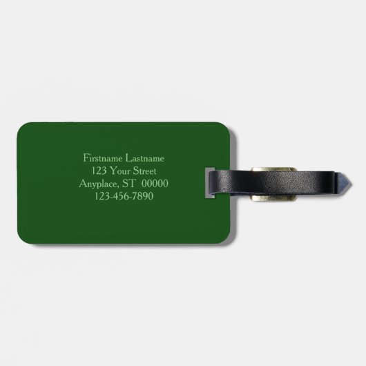 Dreamweaver Peach Roos en Buds gepersonaliseerd Bagagelabel (Achterkant horizontaal)