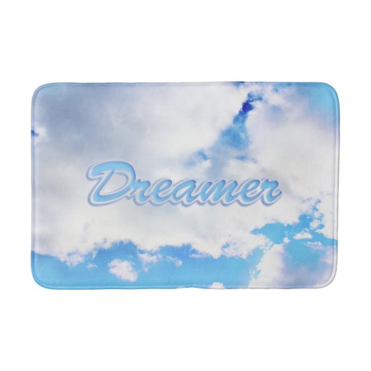 Dreamweaver Puffy White Clouds en Blue Sky Badmat (Voorkant)