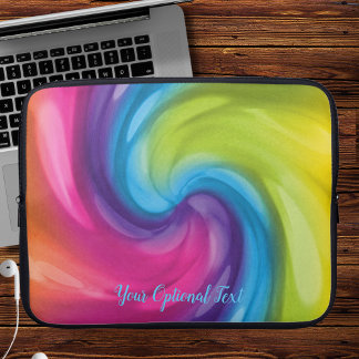 Dreamweaver Rainbow Swirl Laptop Sleeve