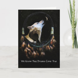 Dreamweaver Raven en Wolf Birthday Kaart