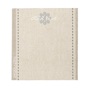 Dreamweaver Silver Snowflake Linen Kijk Tekst toev Notitieblok