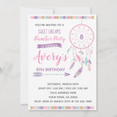 Dreamweaver Slumber Partij Uitnodiging (Voorkant)