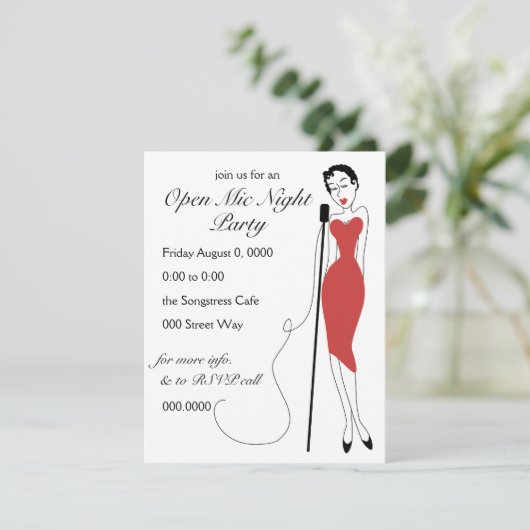 Dreamweaver Songstress Kaart (Staand voorkant)