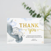 Dreamweaver Stars Elephant Boy Dank je kaart (Staand voorkant)