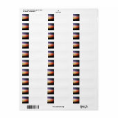 Dreamweaver Sunset Return-adres Etiket (Full Sheet)