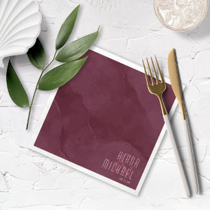 Dreamweaver Waterverf Abstract Wedding Burgundy ID Servet