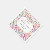 Dreamweaver Waterverf Floral | VRIJGEZELLENFEEST Servet (Hoek)