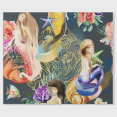 Dreamweaver waterverf Mermaid Cadeaupapier (Vlak)