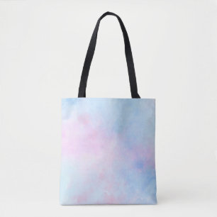 Dreamweaver Waterverf Pink Blue Turquoise Draagtas
