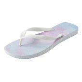 Dreamweaver Waterverf Pink Blue Turquoise Teenslippers (Schuin)