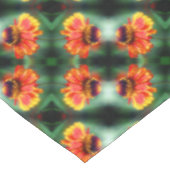 Dreamweaver Zinnia Flower Abstract Art Pattern Tafelkleed (Gekanteld)
