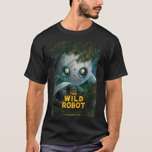 DreamWorks Het Wilde Robot Poster T-shirt (Voorkant)