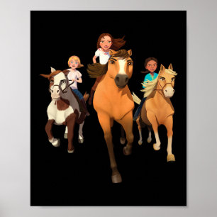 Dreamworks Spirit Riding Free - Paardrijden Poster