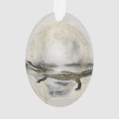 Dreamwoven Guardian Alligator Ornament (achterkant)