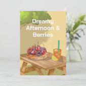 Dreamy Afternoon Invitation – Sweet Fruit & Friend (Debout devant)