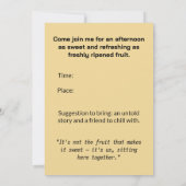 Dreamy Afternoon Invitation – Sweet Fruit & Friend (Dos)