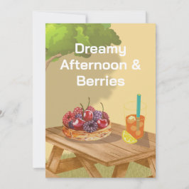 Dreamy Afternoon Invitation – Sweet Fruit & Friend Kaart
