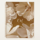 Dreamy and Luxurious White floral Initial Planner (Voorkant)