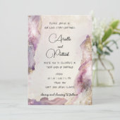 Dreamy Aquarella Faire-part de mariage (Debout devant)