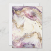 Dreamy Aquarella Faire-part de mariage (Dos)