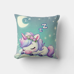 Dreamy Baby Unicorn - Coussin décoratif