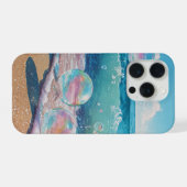 Dreamy Beach Waves Cover iPhone 15  (Verso Horizontal)