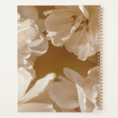 Dreamy beige / brown floral planner (Achterkant)