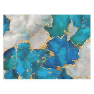 Dreamy Blue, Teal, pearl and Gold Tafelkleed