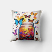Dreamy Butterfly Coussin : Confort et style pour v (Verso)