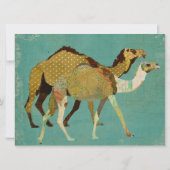 Dreamy Camels Baby Invitation (Dos)