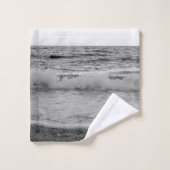 Dreamy Capri Ocean Sunset View 1 - BW (Gant de toilette)