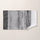 Dreamy Capri Ocean Sunset View 1 - BW (Serviette à main)