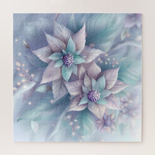 Dreamy Christmas Floral Puzzle (Horizontal)