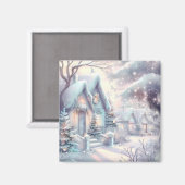 Dreamy Christmas Village Magnet (Recto/Verso)