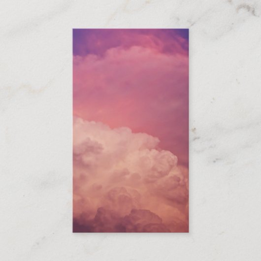 Dreamy Cloud Créative Consultant Carte de visite (Devant)