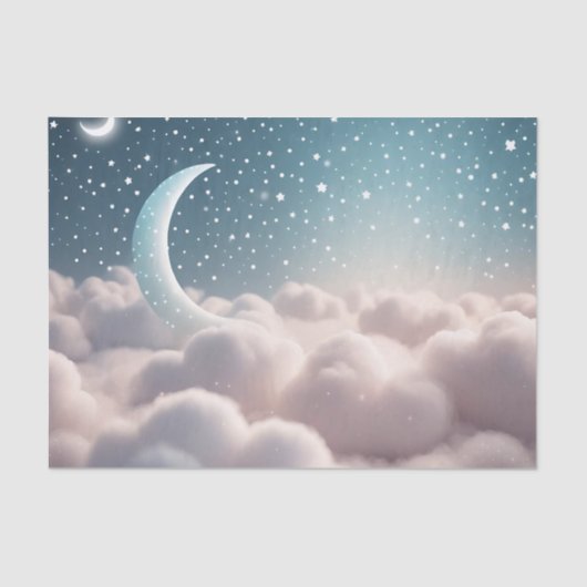 Dreamy Cloud Pastel Tissuepapier (Voorkant)