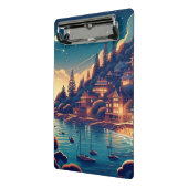 Dreamy Coastal Night Mini Klembord (Angled2)