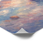 Dreamy Cosmic Art Poster – Impressionistic Planets (Coin)