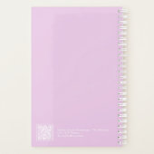 Dreamy Cotton Candy Cloudscape Block Quote Small Planner (Achterkant)