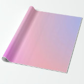 Dreamy Cotton Candy Pastel Gradient Cadeaupapier (Uitgerold)