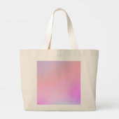 Dreamy Cotton Candy Pastel Gradient Grote Tote Bag (Achterkant)