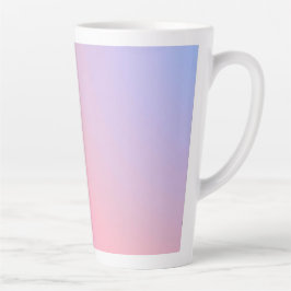 Dreamy Cotton Candy Pastel Gradient Latte Mok