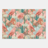 Dreamy Desert Bloom Abstract Collage Inpakpapier Vel (Voorkant)