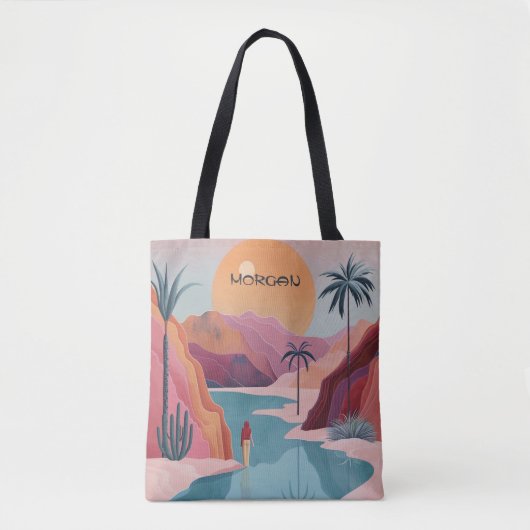 Dreamy Desert Oasis Sac fourre-tout (Devant)
