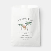 Dreamy Desert Schattige Camel Baby shower Bedankzakje (Voorkant)