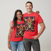 Dreamy Dragon Skull T-Shirt Design (Unisexe)
