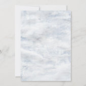 Dreamy Elegant Blue | Invitation Baby shower (Dos)