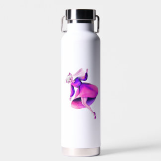 Dreamy Fantasy Princess Illustration Water Bottle Waterfles