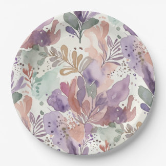 Dreamy Feminine Design Paper Plate Papieren Bordje