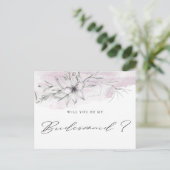 Dreamy Floral | Carte postale (Debout devant)